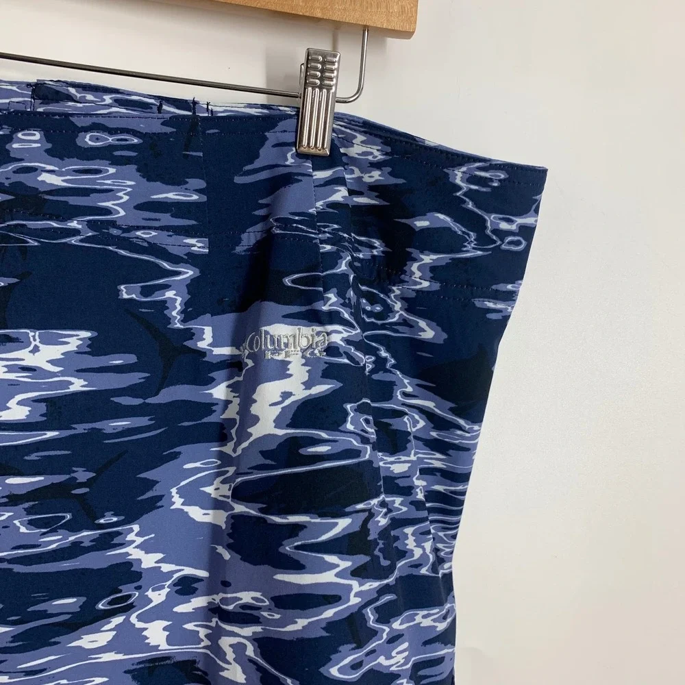 Columbia Men's‎ Board Shorts Camouflage Water PFG Offshore II Size 44 NWT